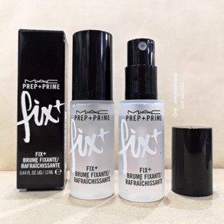 สเปรย์น้ำแร่ MAC PREP + PRIME FIX+ 13ml.(ขนาดทดลอง) ที่ให้สัมผัสบางเบา ช่วยปลอบประโลมผิว nongnabeauty