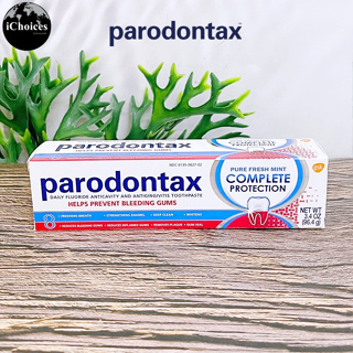 [Parodontax] Complete Protection Toothpaste, Pure Fresh Mint 96.4 g พาโรดอนแทกซ์ ยาสีฟัน ป้องกันฟันผุ สุขภาพเหงือกและฟัน