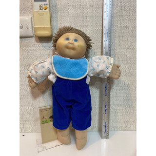 Cabbage patch kids 1985 vintage doll  ตุ๊กตากะหล่ำ สภาพตามกาลเวลาเลยค่ะ ตาเป็นผีเสื้อสีฟ้า หายากมากๆ งานtaiwan