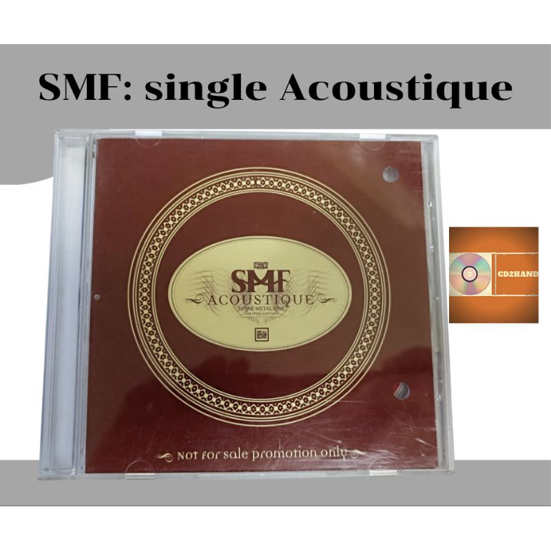 แผ่นซีดีเพลง แผ่นcd,แผ่นsingle,แผ่นตัด วง Smf อัลบั้ม Acoustique. ค่าย Rs promotion