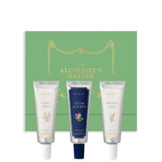 9.15 ลดอีก 400฿ โค้ดshopee[20DDXTRA915] GUCCI THE Alchemist Garden Hand Cream Set  ขนาด 50 ml. * 3