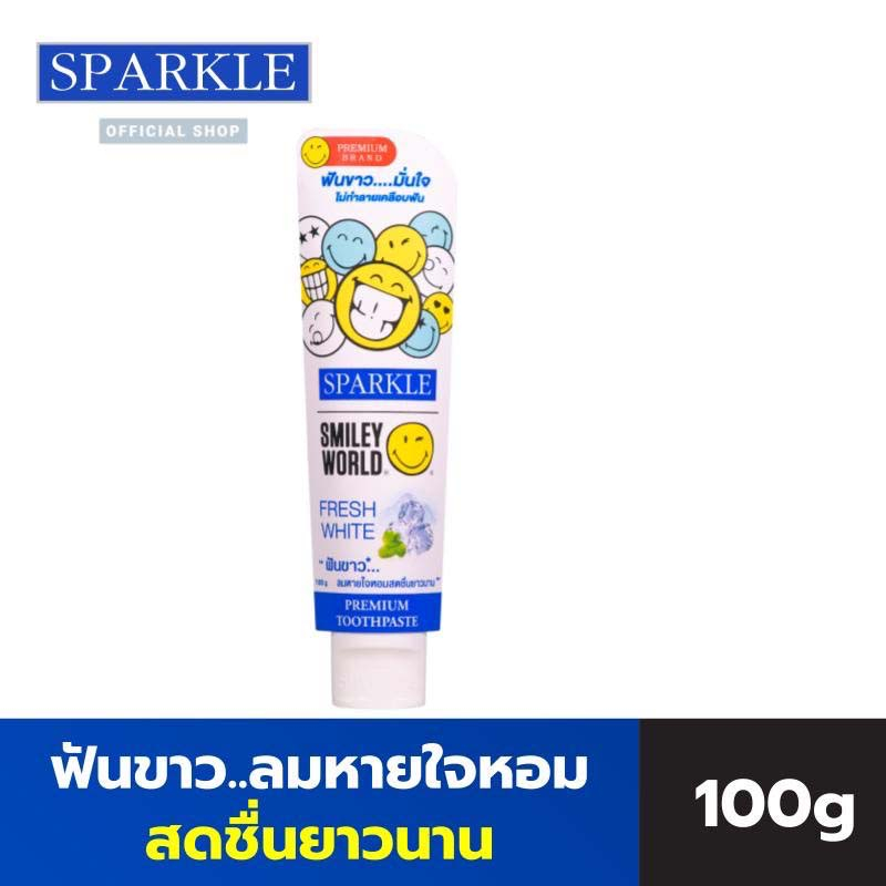 ยาสีฟัน สปาร์คเคิล รวม 7 สูตร ฟันขาว ลมหายใจหอมสดชื่น สุขภาพเหงือกดี ลดคราบชา กาแฟ Sparkle ยอดนิยม แท้100% noonnanii - รูปที่ 7
