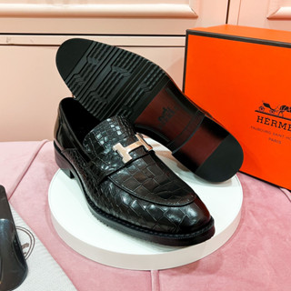 รองเท้า Hermes Loafers  งานออริเทียบแท้-