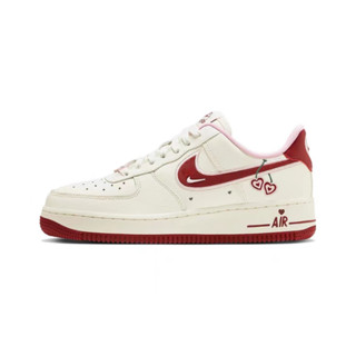 💫คลาสสิกโบราณ  Nike Air Force 1LOW 07 LX"Valentines Day” "สินค้าพรีออร์เดอร์"”TOP“ตารางสินค้าขายดีของ Nike