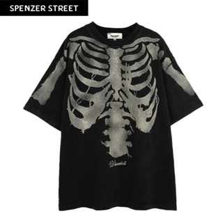 Spenzer.street | 🖤 Vancarhell lung เสื้อโอเวอร์ไซส์ เสื้อผ้าสตรีท เสื้อเกาหลี เสื้อy2k ทราวิส 2pac ฮิต 2023 มาใหม่