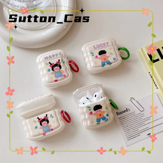 ❤️ส่งของขวัญ❤️ เคสแอร์พอด 1 2 สไตล์คู่รัก การ์ตูน กราฟฟิตี เคส AirPods 3 pro สาวน่ารักหัวใจ case for AirPod Pro2 AirPods