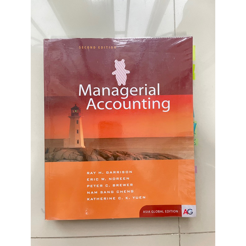 (Text book มือ2) Managerial Accounting  การบัญชีการจัดการ