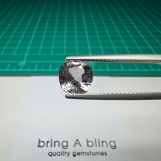 พลอย สปิเนล พม่า (Burma spinel) น้ำหนัก 2.15 ct (7.4x7.5x4.7mm) พลอยสวย ค่อนข้างสะอาด ไฟดี