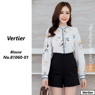 Vertier เสื้อแขนยาว No.81060 ผ้า Polyester 100% พิมพ์ลาย