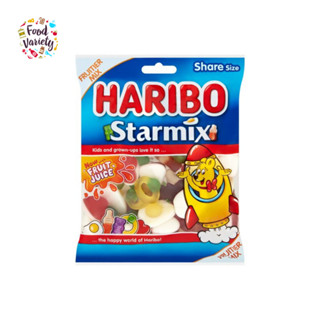 Haribo Starmix Fruit Flavour Gum 160g  ฮาริโบ สตาร์มิกซ์ หมากฝรั่งรสผลไม้ 160 กรัม