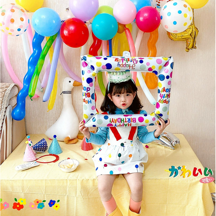 Big Party ลูกโป่งฟอยล์กรอบรูปสุดน่ารัก ใช้ตกแต่งปาร์ตี้ ใช้เป็นฉากถ่ายภาพสุดเก๋