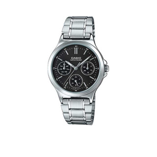 CASIO แท้  รับประกันหลังซื้อจากร้าน  3 เดือน  นาฬิกาข้อมือผู้หญิง   Casio standard LTP-V300D-1AUDF