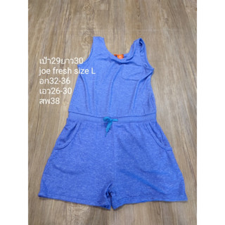jumpsuit  สีม่วง size L joe fresh