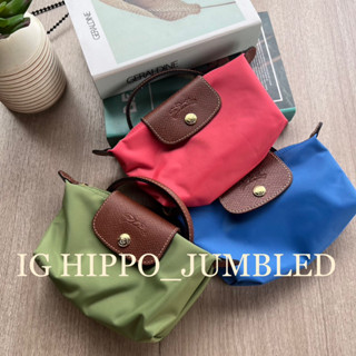 พร้อมส่ง Longchamp pouch สีใหม่ ของแท้100% หิ้วเอง