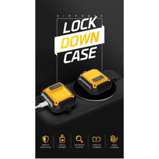 case molan cano  เคส Airpod วัสดุเป็น pc และซิริโคนเคส lock down case