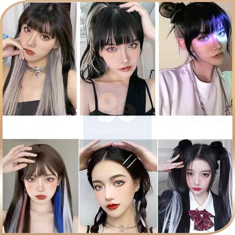 แฮร์พีช ช่อไฮไลท์ cosplay วิกเปียผมยาว วิกผมเด็กผู้หญิง ไฮไลท์ผม ที่คาดผมการ์ตูนปีใหม่ กิ๊บผมปลอม วิกผมเด็กตกแต่งผม ราคา ถูกที่สุด ดีลบีเคเค แกลเลอรีภาพที่ 7