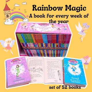 หนังสือวรรณกรรมเยาวชน หนังสือฝึกอ่านภาษาอังกฤษ แนว Fairies ชุด Rainbow Magic เซต 52 เล่ม