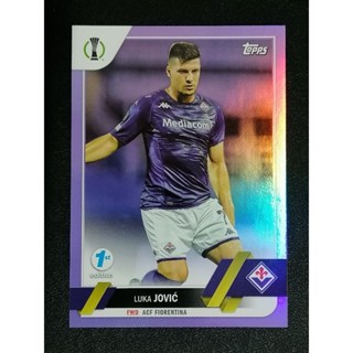 การ์ดฟุตบอล PURPLE FOIL TOPPS FIRST EDITION UEFA 2023 SOCCER CARDS