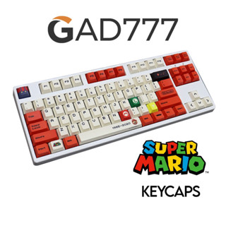 KEYCAPS MARIO คีย์แคปลายมาริโอ้ คีย์แคปลายการ์ตูน คีย์แคปอนิเมะ [G7123] คีย์แคปน่ารัก OEM PBT ABS Keycaps