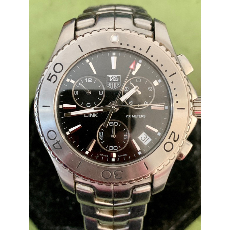 26,900฿ Tag Heuer LINK CJ110 Stainless steel Black face Swiss Sapphire crystal