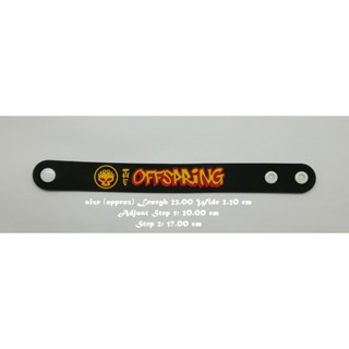 สร้อยข้อมือยาง The Offspring กําไลยางซิลิโคน แฟชั่น วงดนตรี กันน้ำ  silicone rubber wristband bracelet