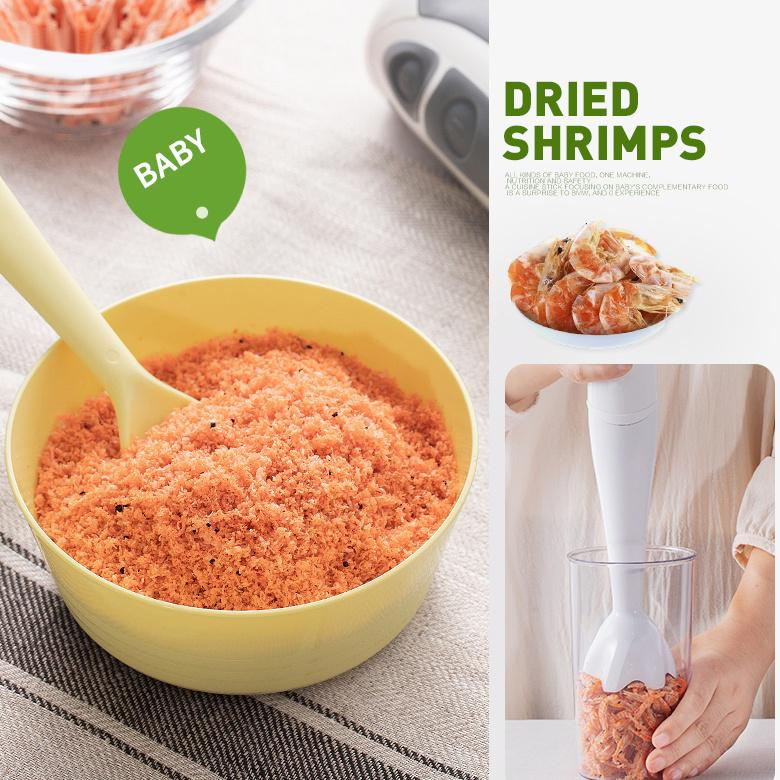 เครื่องปั่นอาหารไฟฟ้า อเนกประสงค์ 400W แบบมือถือ สําหรับเด็ก - รูปที่ 6