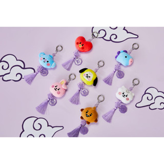 พร้อมส่ง BT21 K-Edition พวงกุญแจพู่ตุ๊กตา พวงกุญแจ BTS 10 FESTA