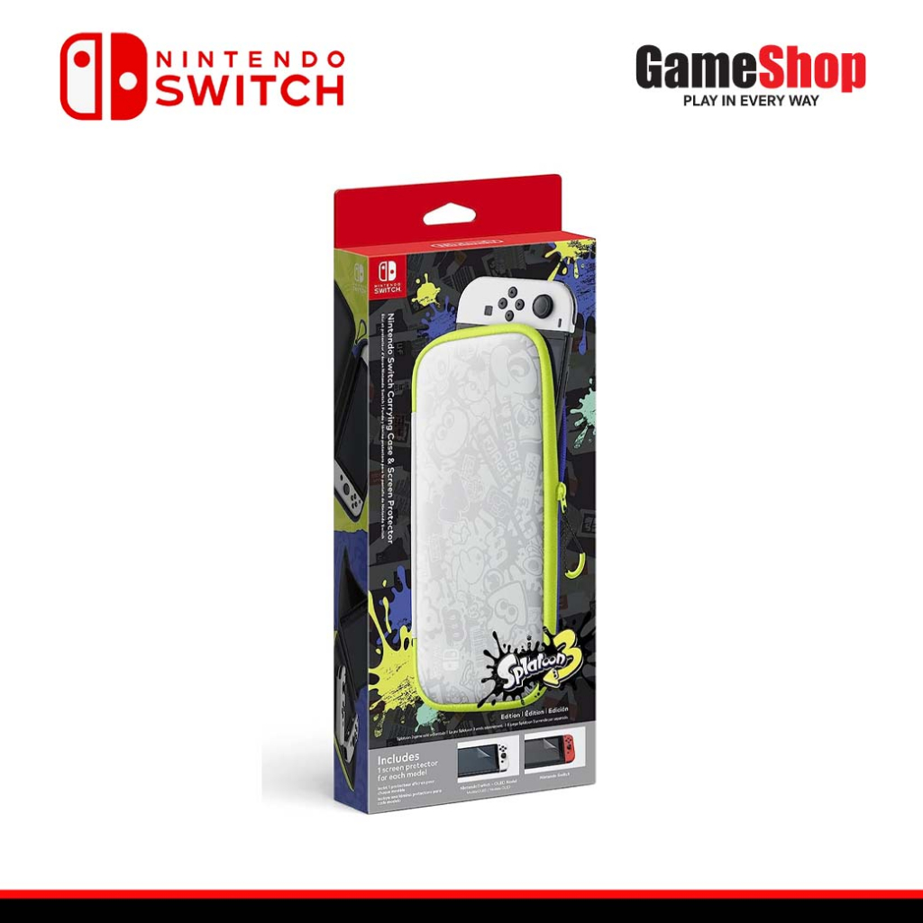 Nintendo Switch™ Carrying Case & Screen Protector เคส & ฟิล์มกันรอยหน้าจอ Splatoon™ 3 Edition