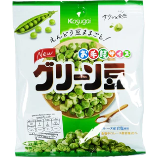 คาซูไก ขนมถั่วลันเตาอบกรอบ ขนาด 47 กรัม - Kasugai Green Mame