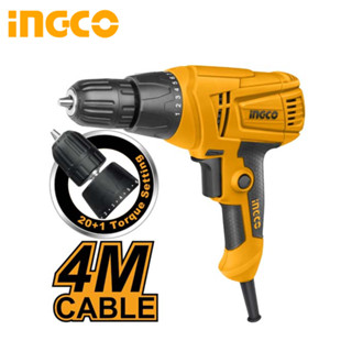 INGCO สว่านไฟฟ้า 280 วัตต์ (หัวสว่านแบบมือบิด) สายไฟยาว 4 เมตร รุ่น ED2808 ( Electric Drill )