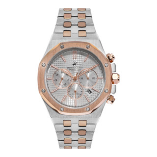 Beverly Hills Polo BP3051X.530 นาฬิกาข้อมือผู้ชาย Chronograph  สายสแตนเลส Two Tone