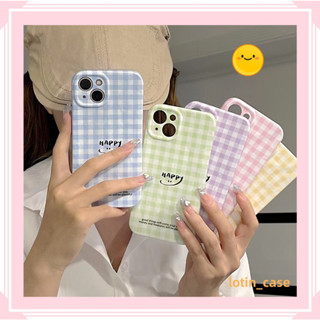 🎁ส่งของขวัญ🎁เคสไอโฟน สำหรับ 11 13 for iPhone Case 14 12 Pro Max น่าสนใจ ใบหน้าที่ยิ้ม กันกระแทก ปกป้อง เคสโทรศัพท์