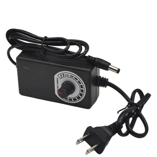 อะแดปเตอร์ แบบปรับไฟได้ หม้อแปลงไฟ 220V ออก 3-12V ปรับได้ 2A หัว5.5*2.1mm