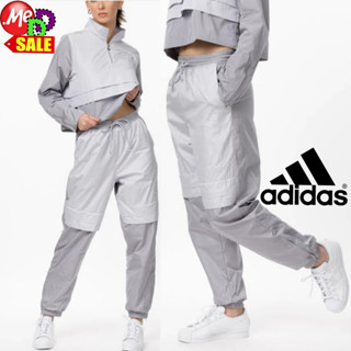 ADIDAS - ใหม่ กางเกงใส่ลำลอง ADIDAS CUFFED SHINY SWEATPANTS FU3827 ADIDAS ADICOLOR RIPSTOP TRACK PANTS H11419