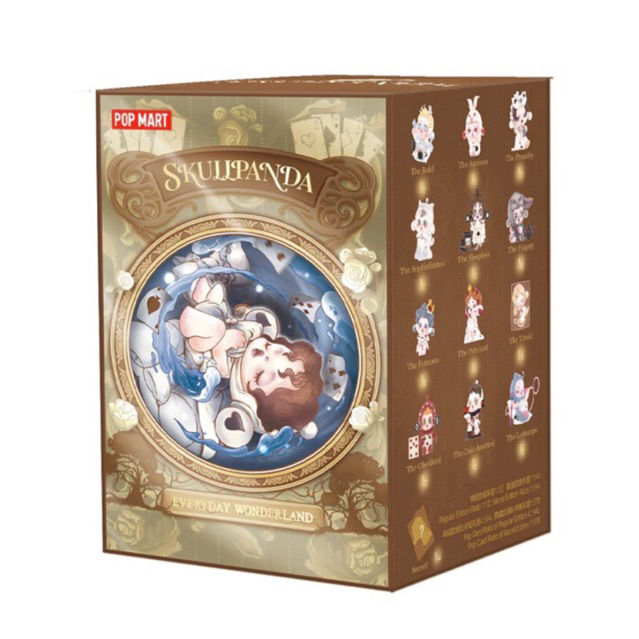 (Live/วีดิโอลด100฿) กล่องสุ่ม 🤎🤍 SKULLPANDA Everyday Wonderland Series skull สเกา