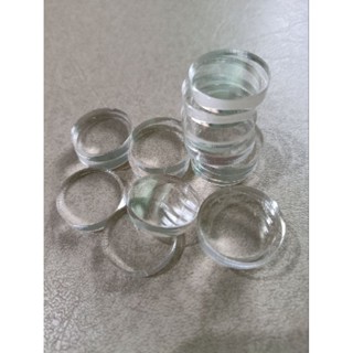 ชิ้นละ 1 บาทขั้นต่ำ 10 ชิ้นแผ่นวงกลมอะคริลิคใสขนาดเส้นศูนย์กลาง 20 mm.หนา 5 mmราคาถูก