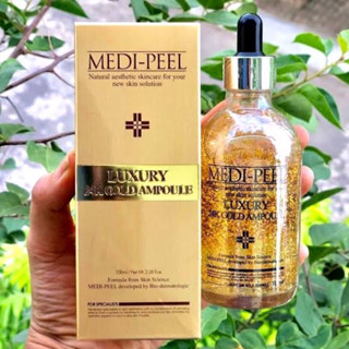 พร้อมส่ง 🇰🇷🍃MEDI-PEEL Luxury 24K Gold Ampoule 100ml เซรั่มทองคํา24k หน้าใสแบบเกาหลี