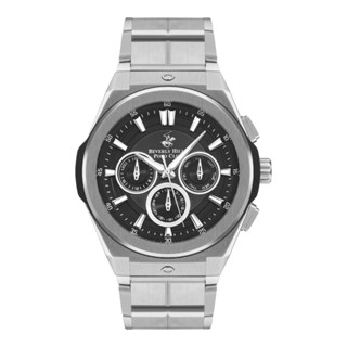 Beverly Hills Polo BP3406X.350 นาฬิกาข้อมือผู้ชาย Chronograph สายสแตนเลส Siver