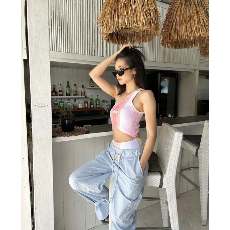 ส่งต่อกางเกง quera brand สี baby blue