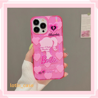 🎁ส่งของขวัญ🎁เคสไอโฟน สำหรับ 11 13 for iPhone Case 14 12 Pro Max น่ารัก สีชมพู จดหมาย กันกระแทก ปกป้อง เคสโทรศัพท์