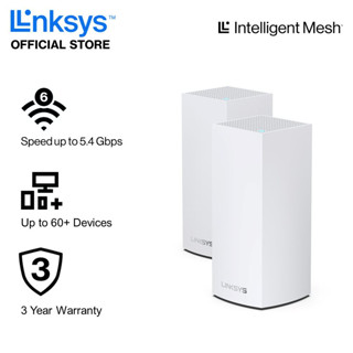 Linksys MX5502-AH Atlas Pro 6 Dual-Band Mesh WiFi 6 Router System (AX5400) Pack 2