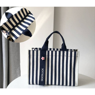 ใส่Notebook14 นิ้ว MARHEN J CANVAS BAG STRIPE   สินค้าพร้อมส่งค่ะ