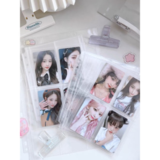 [ พร้อมส่ง 💕] ไส้แฟ้ม ใส จาก Mikko 4 ช่อง A5 แพ็ค 10 แผ่น ขนาดแผ่น 19.8*15.5 cm