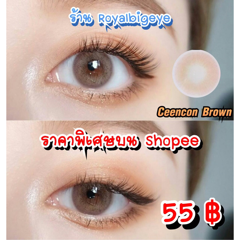 ส่งด่วนทุกวัน‼️คอนแทคเลนส์ Ceencon Brown - Gaezz Secret สีน้ำตาลขนาดมินิ