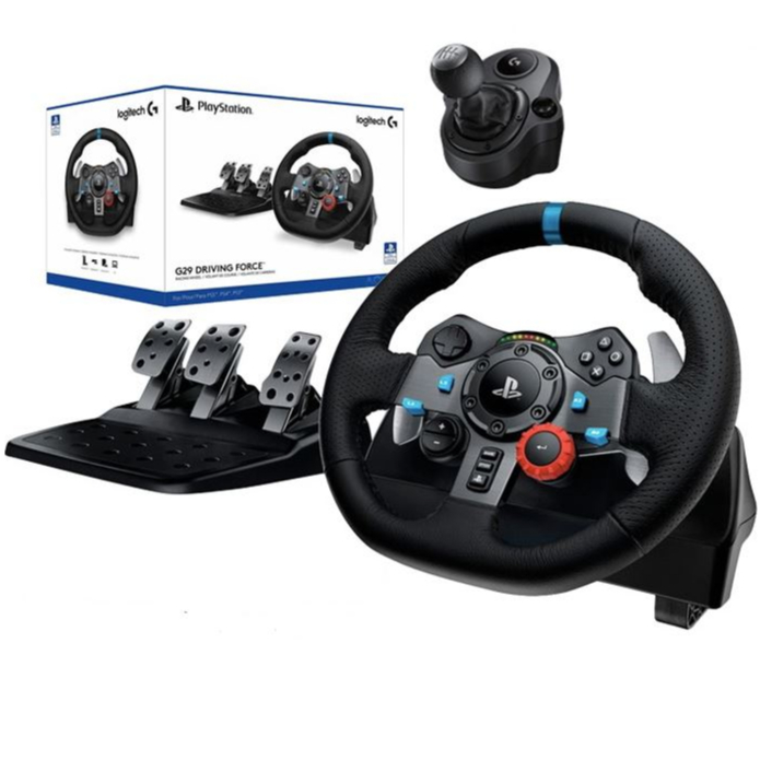 PS5 : Logitech G29 Driving Force Racing Wheel + Driving Force Shifter