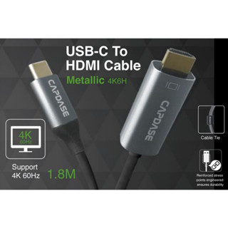 Capdase Metallic 4K6H USB-C to HDMI Cable