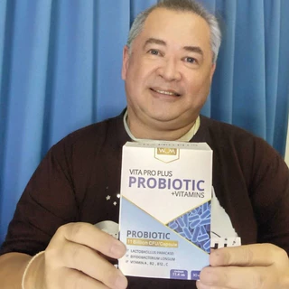 WOM VITA PRO PLUS Probiotic โพรไบโอติก โปรไบโอติกส์ พรีไบโอติก โปรไบโอติก (ทานได้ 1 เดือน)