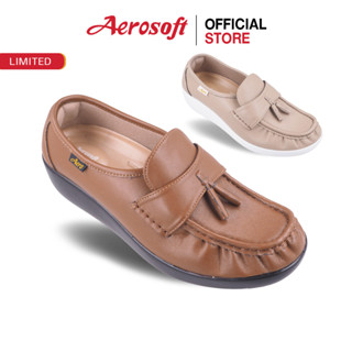 ☁️NW9091สีใหม่ล่าสุด☁️ รองเท้าพยาบาล รองเท้าคัชชู เพื่อสุขภาพ aerosoft arch support(แอโร่ซอฟ)