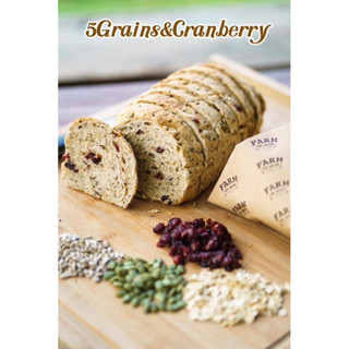 5 Grains&amp;Cranbery ขนมปังธัญพืช