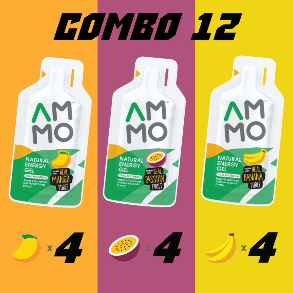 AMMO Natural Energy Gel ยกกล่อง 12 ซอง